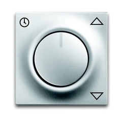 Плата центральная (накладка) для комфортного механизма жалюзи 6419 U, серия impuls, серебистый алюминий | 6430-0-0376 | 2CKA006430A0376 | ABB