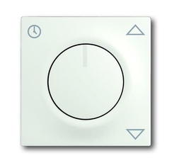 Плата центральная (накладка) для комфортного механизма жалюзи 6419 U, серия impuls, белый бархат | 6430-0-0377 | 2CKA006430A0377 | ABB