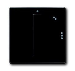 Плата центр. (накладка) с поворотной ручкой для перекл. на 3 положения 2710/1 U, серия solo/future, цвет антрацит | 1710-0-3649 | 2CKA001710A3649 | A