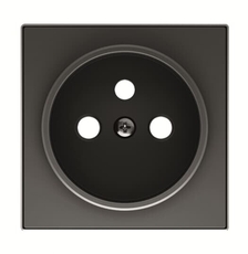 Накладка розетки 8187, серия SKY, цвет чёрный бархат | 2CLA858700A1501 | ABB