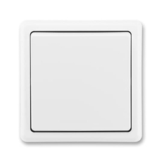 Накладка розетки 8187.9, серия SKY, цвет нержавеющая сталь | 2CLA858790A1401 | ABB